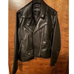 Karl Lagerfeld Faux Leather Jacket
